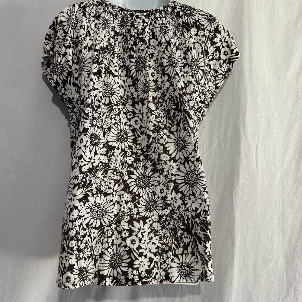 Kim Rogers Floral button-up Blouse Size XL - Picture 2 of 3